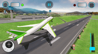 simulator pendaratan pesawat pilot screenshot 1