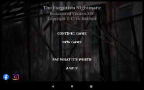 The Forgotten Nightmare Text Adventure Game screenshot 11