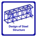 Design of Steel Structure - Civil Engineering Icon