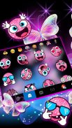 Neon Butterfly Theme screenshot 2