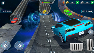 Space Car Mega Ramp Car Games screenshot 2