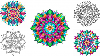 Mandala Color by Number Book screenshot 0