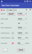 Gas Flow Calculator screenshot 1