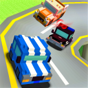 Blocky Car Driving Icon