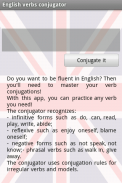 Conjugueur de verbes anglais screenshot 5