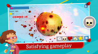 Apple Guard: Worm Attack Protect Games screenshot 2