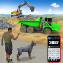 Excavator Truck Simulator Game Icon
