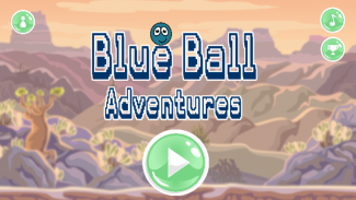 Blue Ball Adventure - Ball in Jungle Adventures screenshot 3