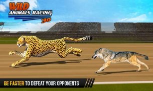 الحيوانات البرية سباق 3D screenshot 3