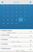 Easy Schedule - quick calendar screenshot 1