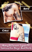 Tattoo Maker - Boys And Girls screenshot 2