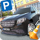 Luxus SUV Parkplatz Icon