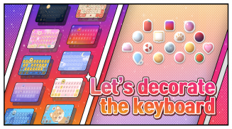 Deco Keyboard - emoji, fonts screenshot 0