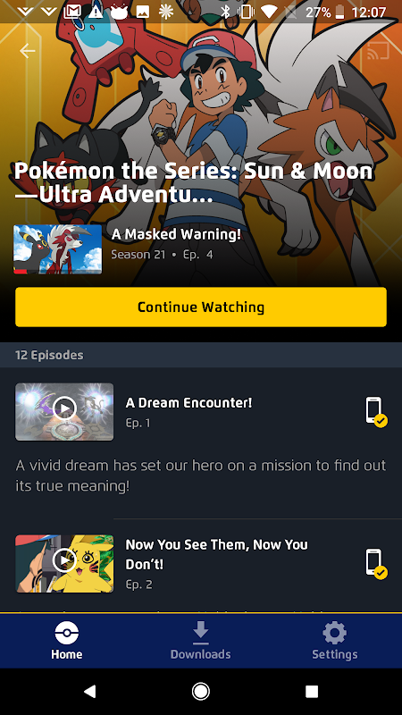 TV Pokémon::Appstore for Android