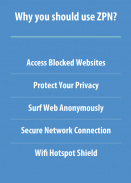 VPN Free Unblock Proxy - ZPN screenshot 1