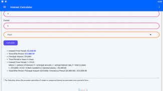 Interest Calculator screenshot 1