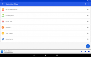 CustomRadioPlayer - Basic URL-RadioStream App screenshot 13