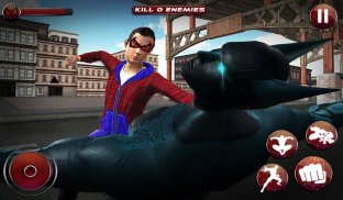 飞行 蜘蛛 男孩： 超级英雄 培训学院 游戏 screenshot 11