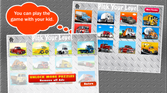 Trucks Puzzles: Kids Trucks screenshot 1
