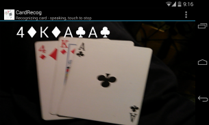 CardRecog Recognize Play Cards screenshot 0