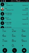 Dialer theme Flat Aqua screenshot 1