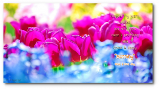 Good Morning Night flower wish screenshot 2