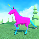 🦄 Unicorn Simulator Family Free 2－Wild Horse Game