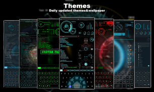 Futuristic Launcher -- Aris Hacker Theme screenshot 2