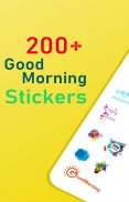 Good Morning stickers for whatsapp - WAStickerapps screenshot 1