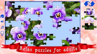 Big puzzles flowers screenshot 1