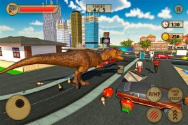 Jurassic Dinosaur: City Rampage [And, iOS] – T-rex / Humans