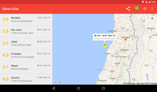 Sismo Chile screenshot 3