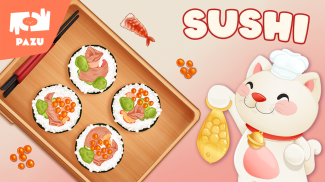 Sushi Maker Kids Cooking Games screenshot 7