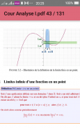 Maths : Cours d’analyse I screenshot 1