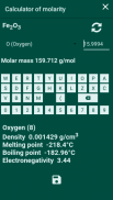 Molarity and molality calculator screenshot 3