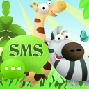 GO SMS Pro theme animali Icon