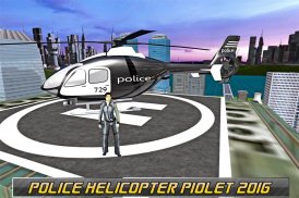 Aşırı polis helikopteri sim screenshot 11