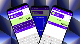 Area and perimeter calculator screenshot 1