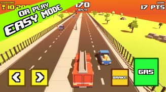 Crazy Road: Firefighter screenshot 1