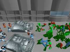 Stickman Prison Battle Zombies screenshot 1