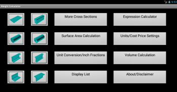 Engineering Weight Calc Free screenshot 10