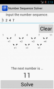 Number Sequence Solver screenshot 0