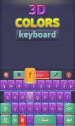 3D Colors GO Keyboard Theme screenshot 5