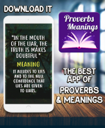 Proverbs with Meanings - Proverbs Free screenshot 0