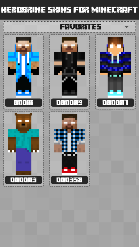 About: ﻿Herobrine Skins for Minecraft in 3D (Google Play version)