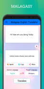Malagasy - English Translator Free screenshot 2