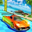 Mega Sky Ramp: Car Drive Game