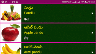 Learn Telugu From Hindi screenshot 11