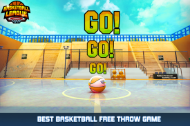 Basketball League - Online Free Throw Match screenshot 4