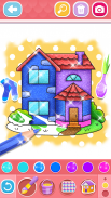 Glitter House coloring and drawing for Kids screenshot 12